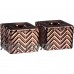 Better Homes and Gardens Ceramic Chevron Tealight Candle Holders, Set of 2   566825903